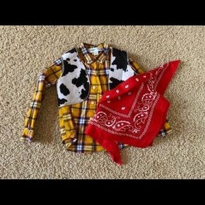 Boys woody costume- size 5